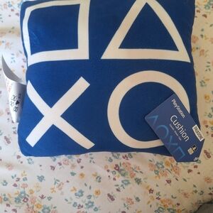 PlayStation Blue Symbol Cushion